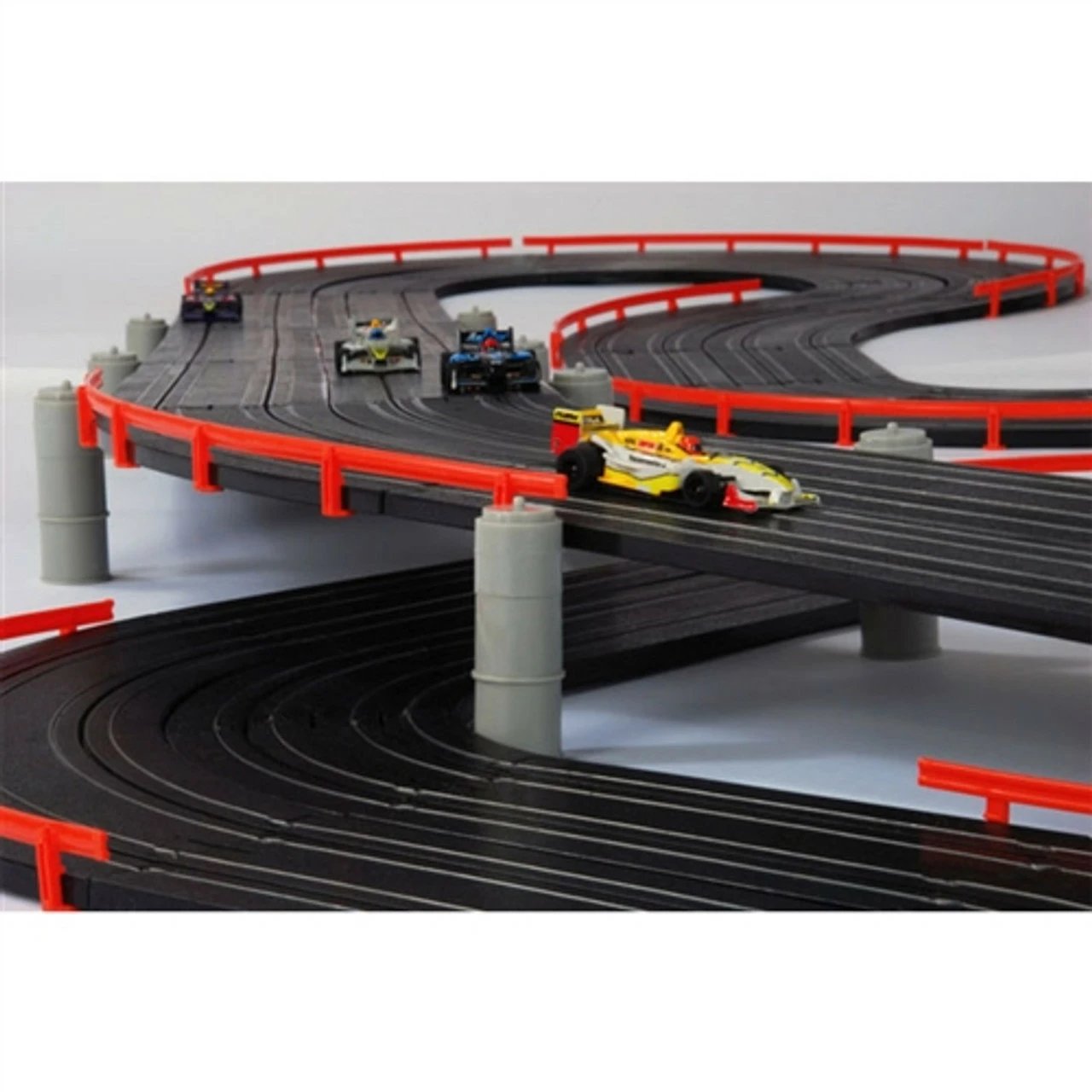 AFX Super International 4-Lane Mega G+ HO Slot Car Track Set w/Tri-Power System - Image 4