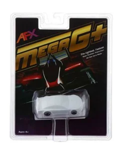 AFX Ford Fusion Stocker - White Paintable Mega G+ Slot Car