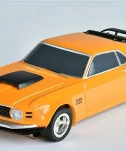 AFX 1970 Ford Mustang Boss 429 Orange Mega-G+ HO Slot Car