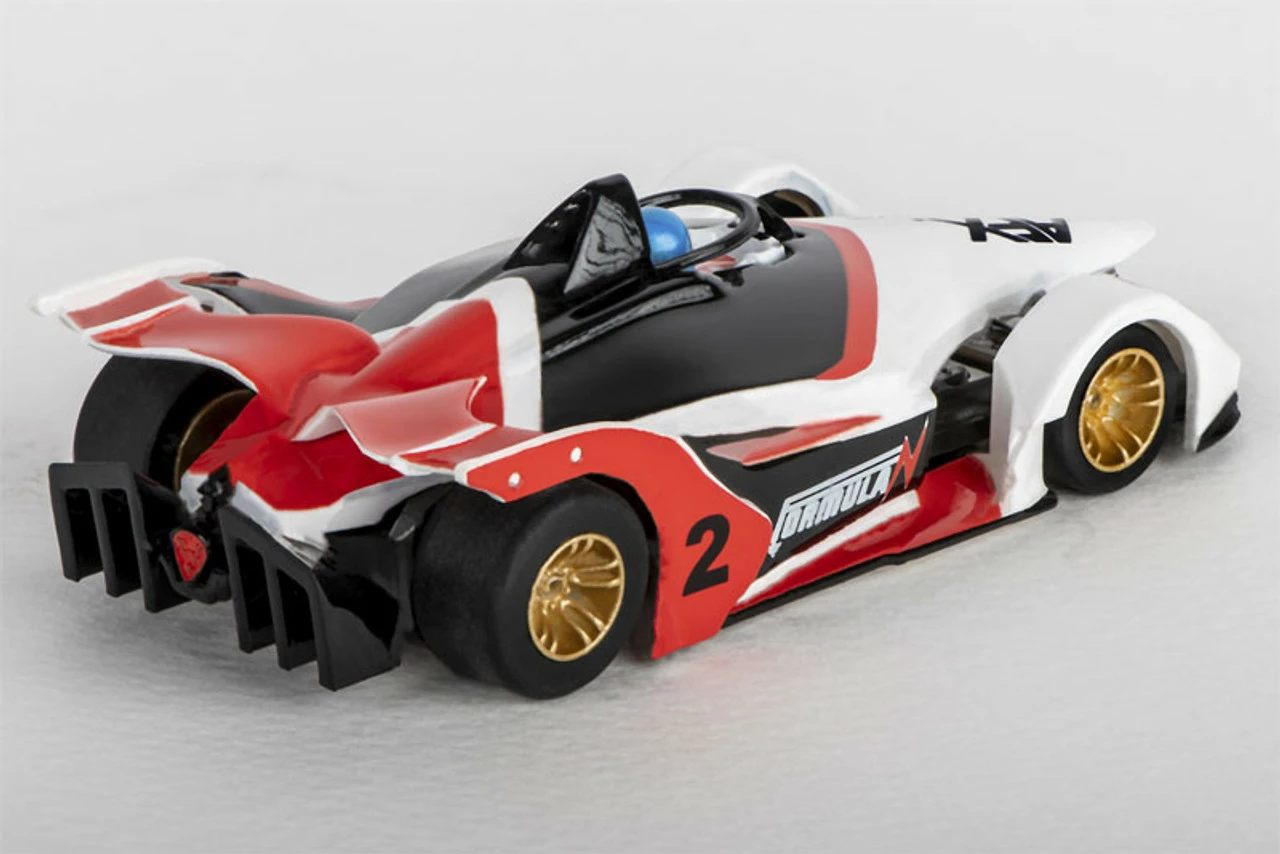 AFX Formula N White/Black/Red Mega G+ HO Slot Car - Image 2