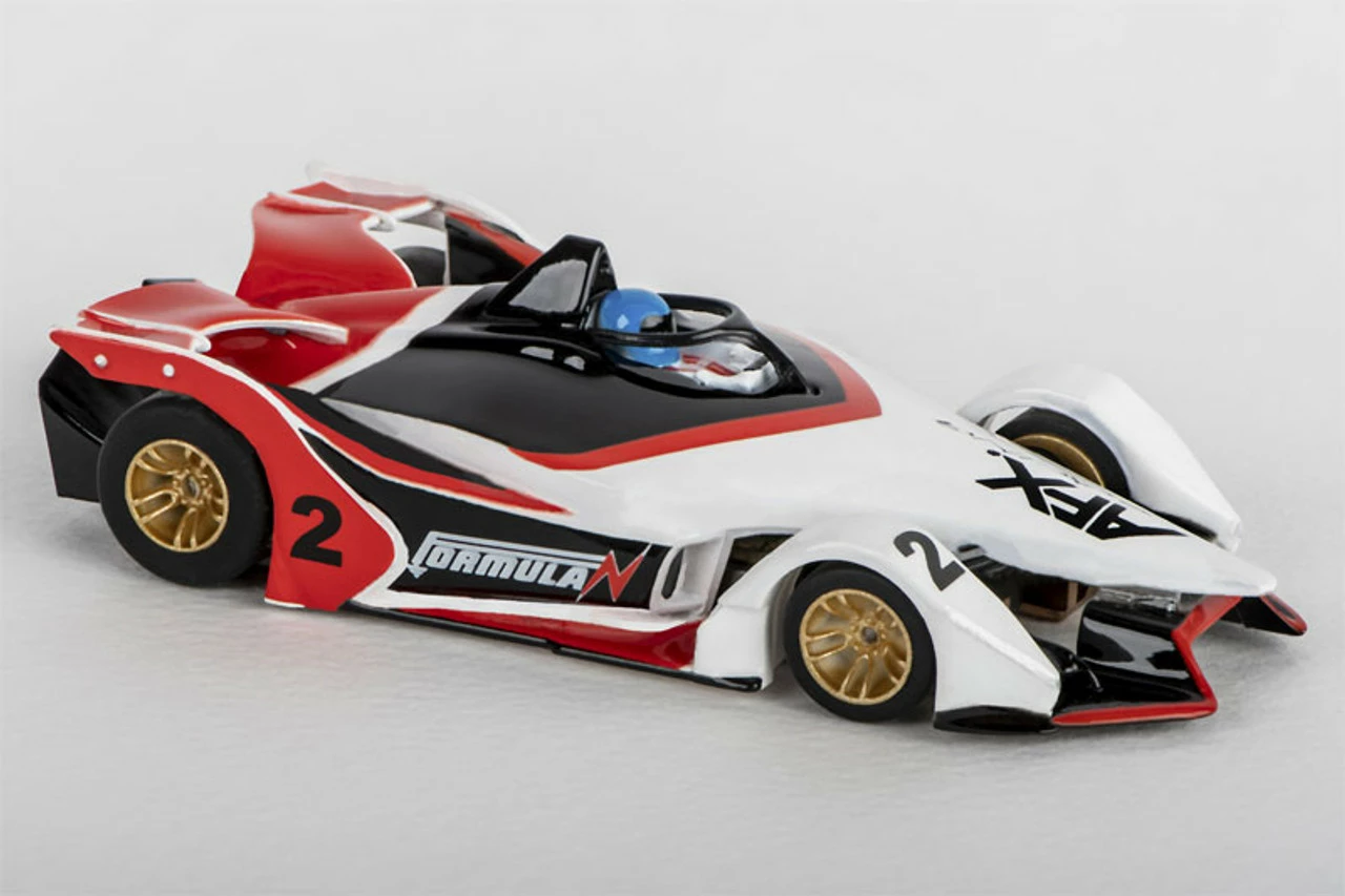 AFX Formula N White/Black/Red Mega G+ HO Slot Car - Image 3