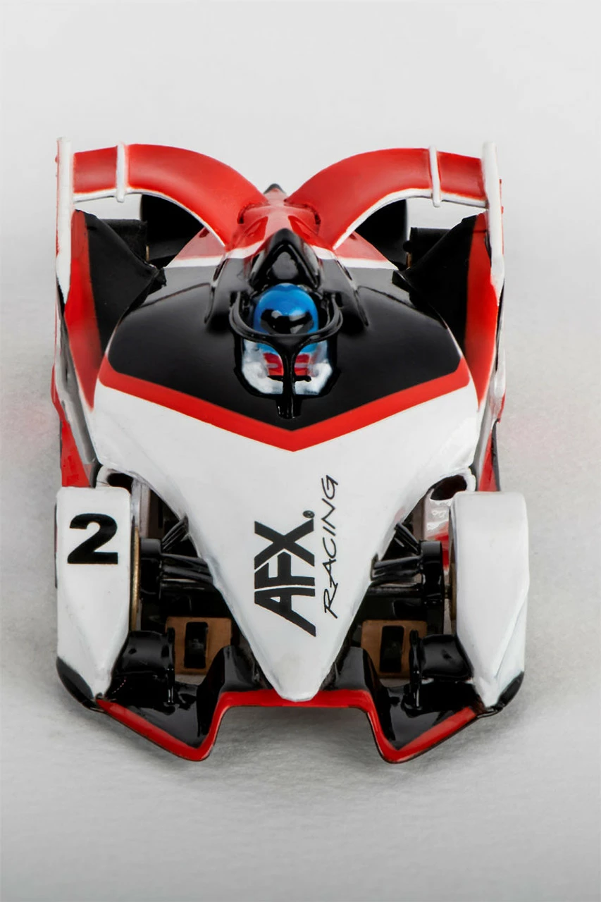 AFX Formula N White/Black/Red Mega G+ HO Slot Car - Image 4