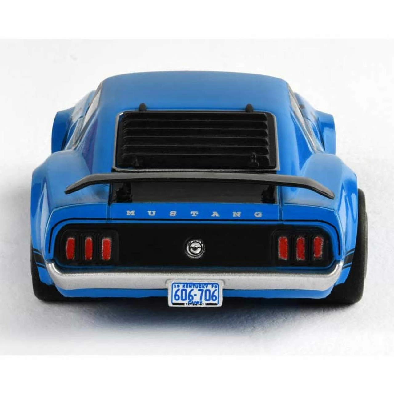 AFX Ford Mustang Boss 302 Blue Mega G+ HO Slot Car - Image 3