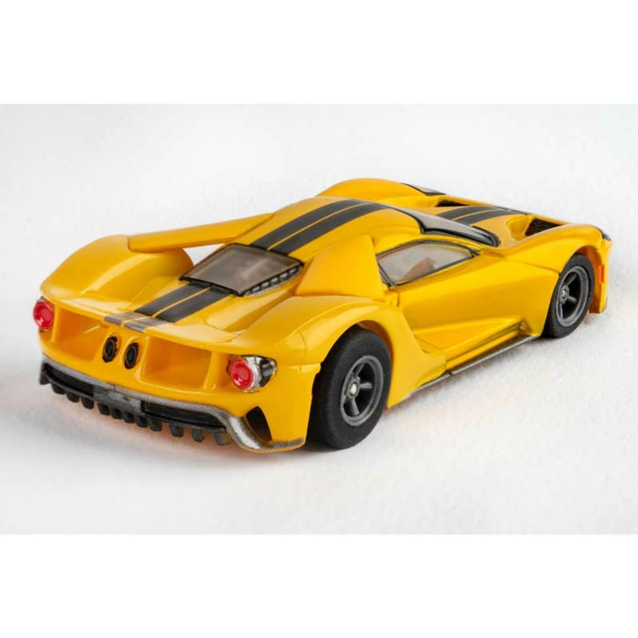 AFX Ford GT Triple Yellow Mega G+ HO Slot Car - Image 2