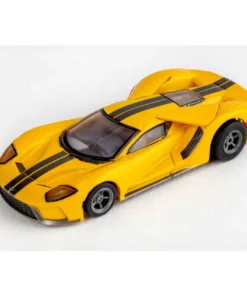 AFX Ford GT Triple Yellow Mega G+ HO Slot Car