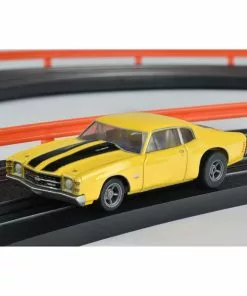 AFX 1971 Chevelle 454 Yellow Mega G+ HO Slot Car