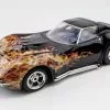 AFX 1968 Corvette 427 Black Flame Mega G+ HO Slot Car