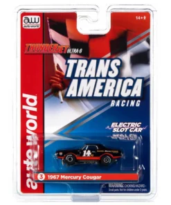 Auto World 1967 Mercury Cougar Trans America Racing Thunderjet HO Slot Car