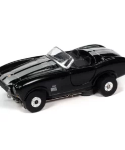 Auto World 1965 Shelby Cobra 427 S/C Roadster Black Thunderjet HO Slot Car
