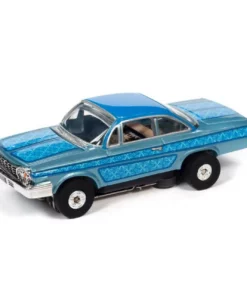 Auto World 1962 Chevrolet Bel Air Blue Thunderjet HO Slot Car