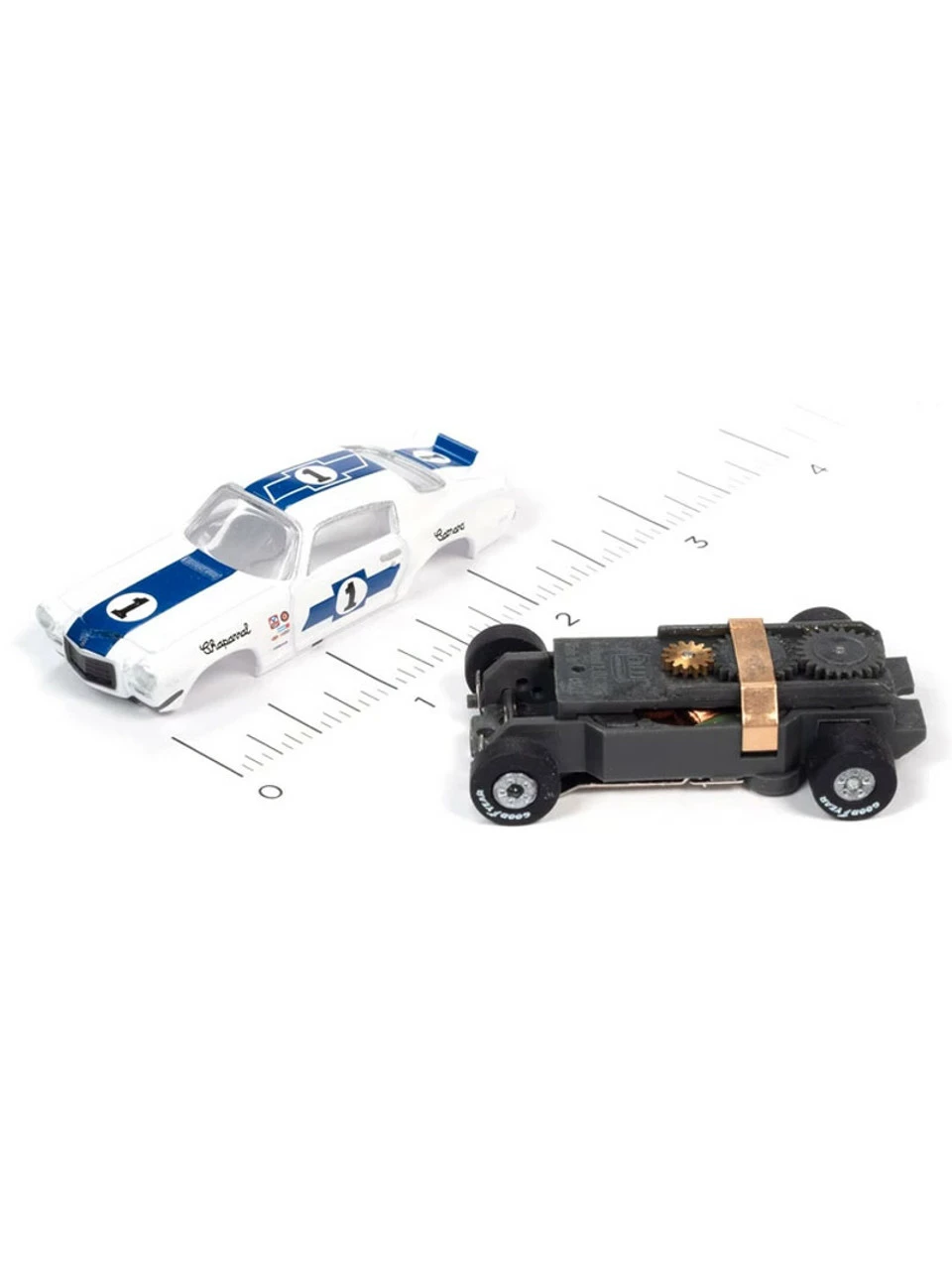 Auto World 1970 Chevy Camaro Jim Hall #1 Thunderjet HO Slot Car - Image 3