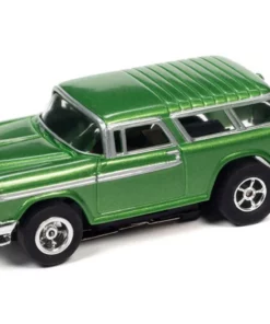 Auto World 1955 Chevrolet Nomad (Green) X-Traction Flamethrowers R33 HO Slot Car
