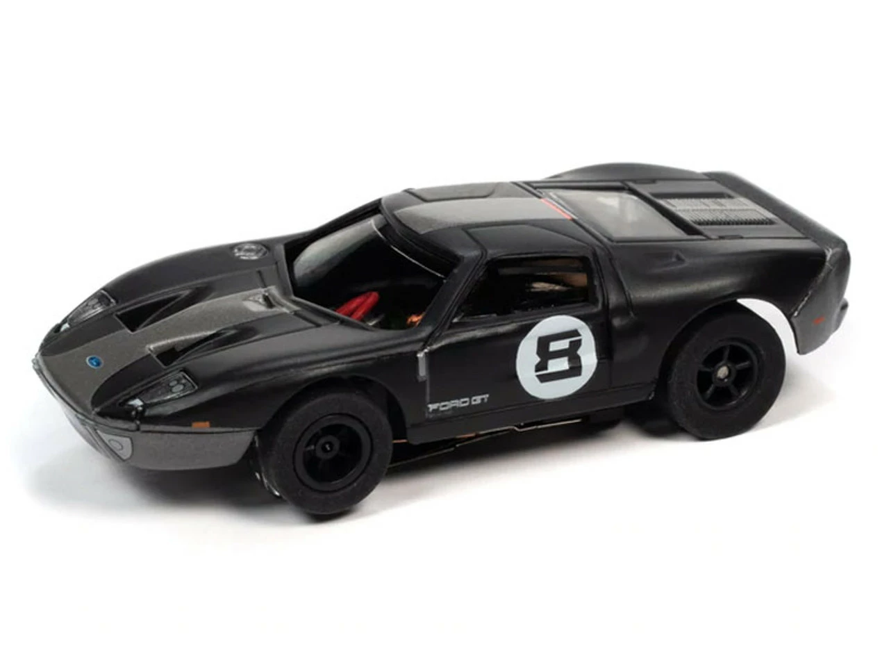 Auto World 2005 Ford GT 40 (Black) X-Traction Flamethrowers R33 HO Slot Car