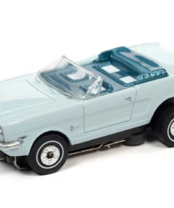 Auto World 1965 Ford Mustang Convertible (Blue) Thunderjet HO Slot Car