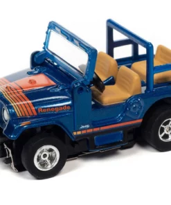 Auto World 1979 Jeep CJ-7 (Blue) X-Traction R34 HO Slot Car