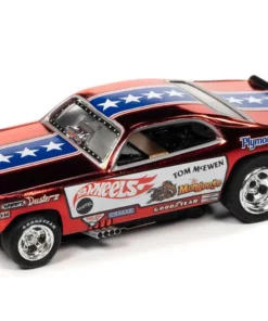 Auto World Tom "The Mongoose" McEwen 1970 Plymouth Duster 4Gear R26 HO Slot Car