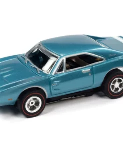 Auto World 1969 Dodge Charger (Blue) X-Traction R35 HO Slot Car
