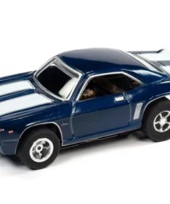 Auto World 1969 Chevrolet Camaro SS (Blue) X-Traction R35 HO Slot Car