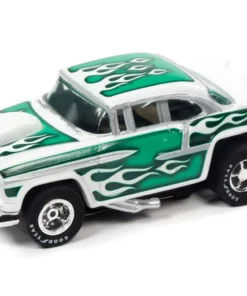 Auto World 1955 Chevy Bel Air (Green) X-Traction R35 HO Slot Car