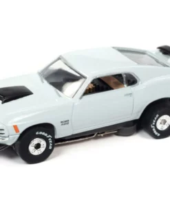 Auto World 1970 Ford Mustang Boss 429 (Blue) Thunderjet HO Slot Car