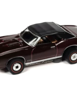 Auto World 1969 Pontiac GTO Convertible (Burgundy) Thunderjet HO Slot Car
