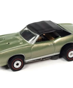 Auto World 1969 Pontiac GTO Convertible (Green) Thunderjet HO Slot Car