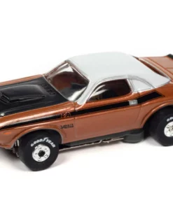 Auto World 1970 Dodge Challenger T/A (Burnt Orange) Thunderjet HO Slot Car