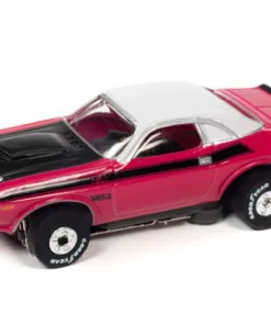 Auto World 1970 Dodge Challenger T/A Panther (Pink) Thunderjet HO Slot Car