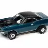 Auto World 1970 Plymouth Cuda (Teal) Thunderjet HO Slot Car