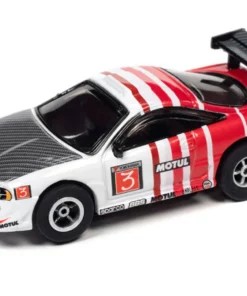 Auto World 1995 Mitsubishi Eclipse (White/Red) Import Heat X-Traction HO Slot Car