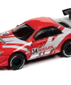 Auto World 1999 Nissan Skyline GT-R (Red/Gray) Import Heat X-Traction HO Slot Car