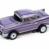 Auto World 1957 Chevrolet Bel Air (Purple) Cars N Coffee Thunderjet HO Slot Car