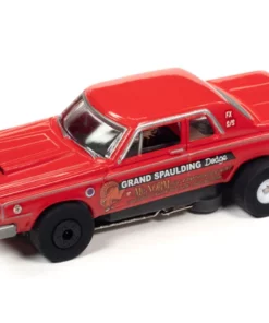 Auto World 1964 Dodge 330 "Mr. Norm's" (Red) Cars N Coffee Thunderjet HO Slot Car