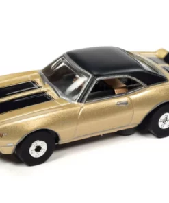 Auto World 1968 Chevrolet Camaro Z/28 (Gold) Cars N Coffee Thunderjet HO Slot Car