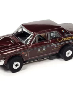 Auto World 1964 Ford Thunderbolt (Maroon) Cars N Coffee Thunderjet HO Slot Car