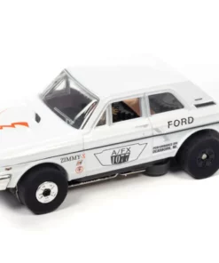 Auto World 1964 Ford Thunderbolt (White) Cars N Coffee Thunderjet HO Slot Car