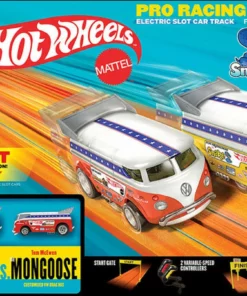 Auto World Hot Wheels Snake Vs Mongoose 13' Drag Race Manual HO Slot Car Set