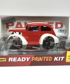 Pioneer 1937 Chevy Sedan Legends Racer 'Ready Painted' Red/White Kit 1/32 Slot Car