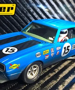 Pioneer 1968 Chevy Camaro #15 Blue 12hr Enduro Racer 1/32 Slot Car