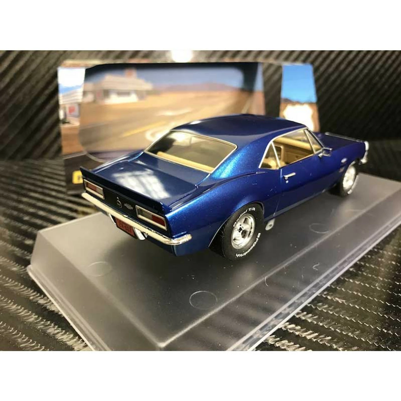 Pioneer Chevy Camaro Yenko SS427 Blue Route 66 Ltd Edition 1/32 Slot Car - Image 3