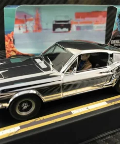 Pioneer 1968 Ford Mustang 390 GT 'Steve McQueen BULLITT' CHROME 1/32 Slot Car - DEALER SPECIAL