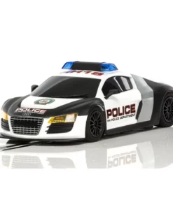 Scalextric Audi R8 HH Police Car Black & White 1/32 Slot Car