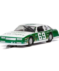 Scalextric 1986 Chevrolet Monte Carlo 'VELOCITY' Green/White 1/32 Slot Car