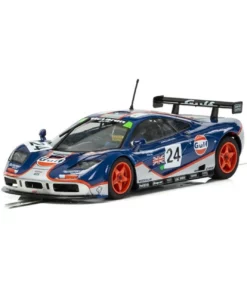 Scalextric McLaren F1 GTR 'GULF' Blue/Orange 1995 LeMans 1/32 Slot Car