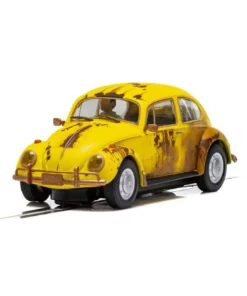 Scalextric Volkswagen Beetle Rusty Yellow Weathered 1/32 Slot Car