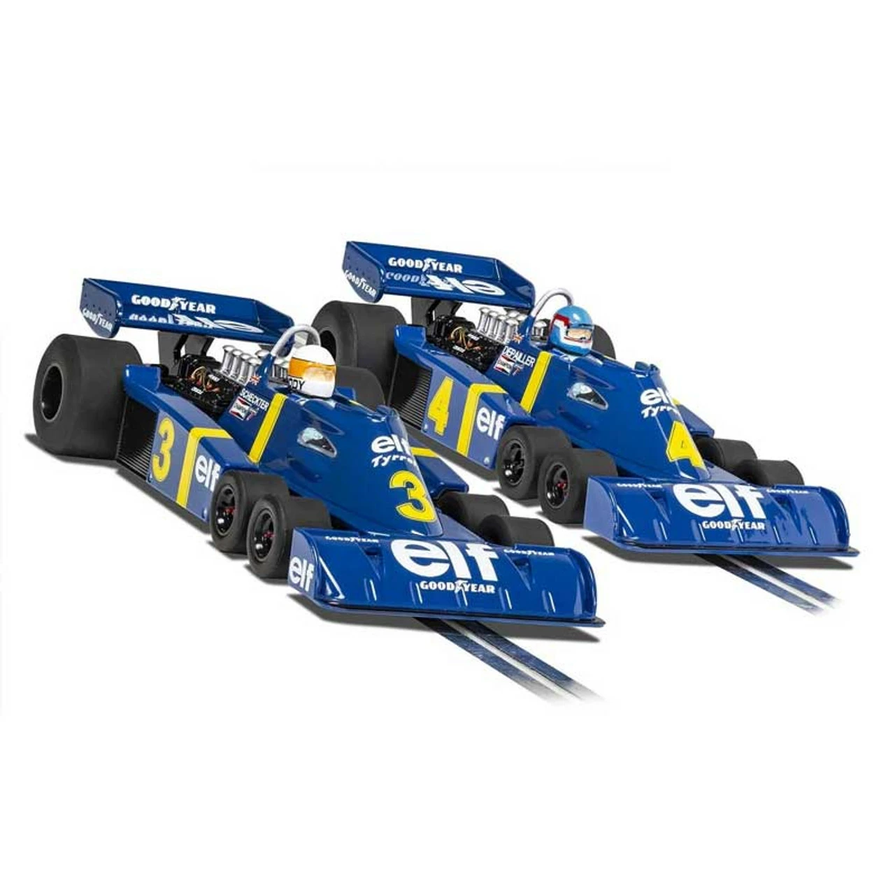 Scalextric Tyrrell P34 Swedish GP 1976 Twin Pack 1/32 Slot Cars - Image 2