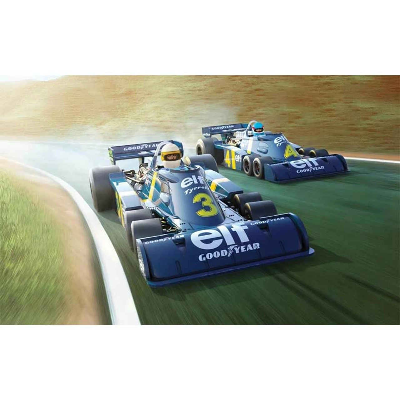 Scalextric Tyrrell P34 Swedish GP 1976 Twin Pack 1/32 Slot Cars - Image 4