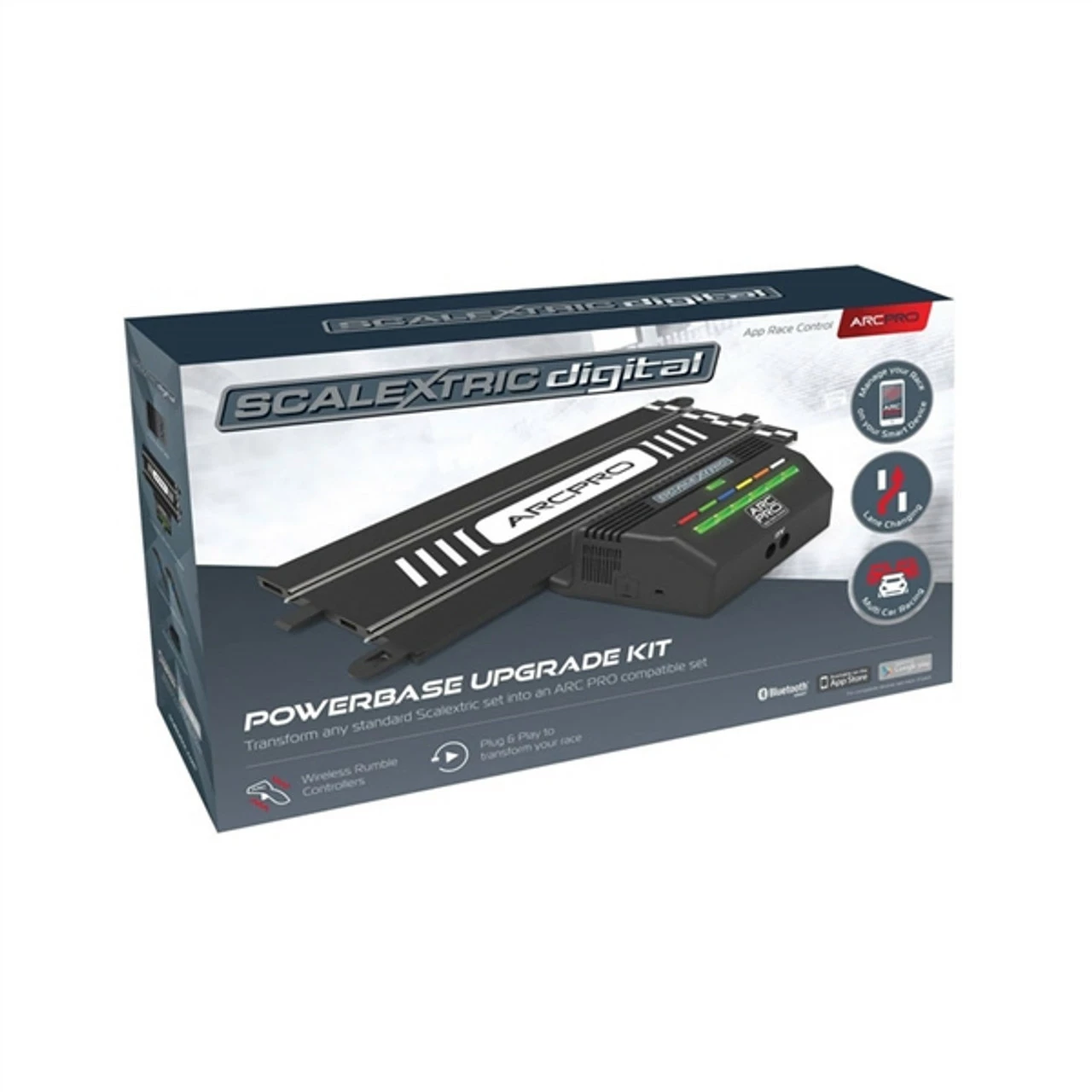 Scalextric 1/32 ARC PRO Powerbase Upgrade Race Control System w/2 Wireless Controllers