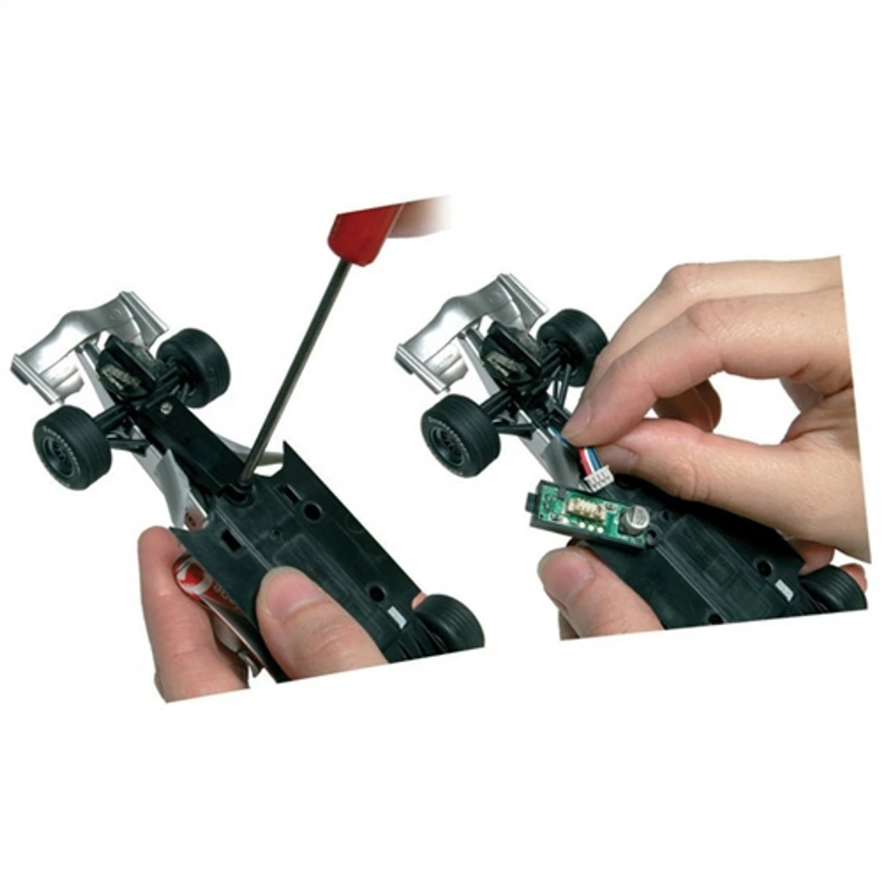 Scalextric 1/32 Slot Car Easy Fit Plug to Convert F1 Cars To Digital - Image 2